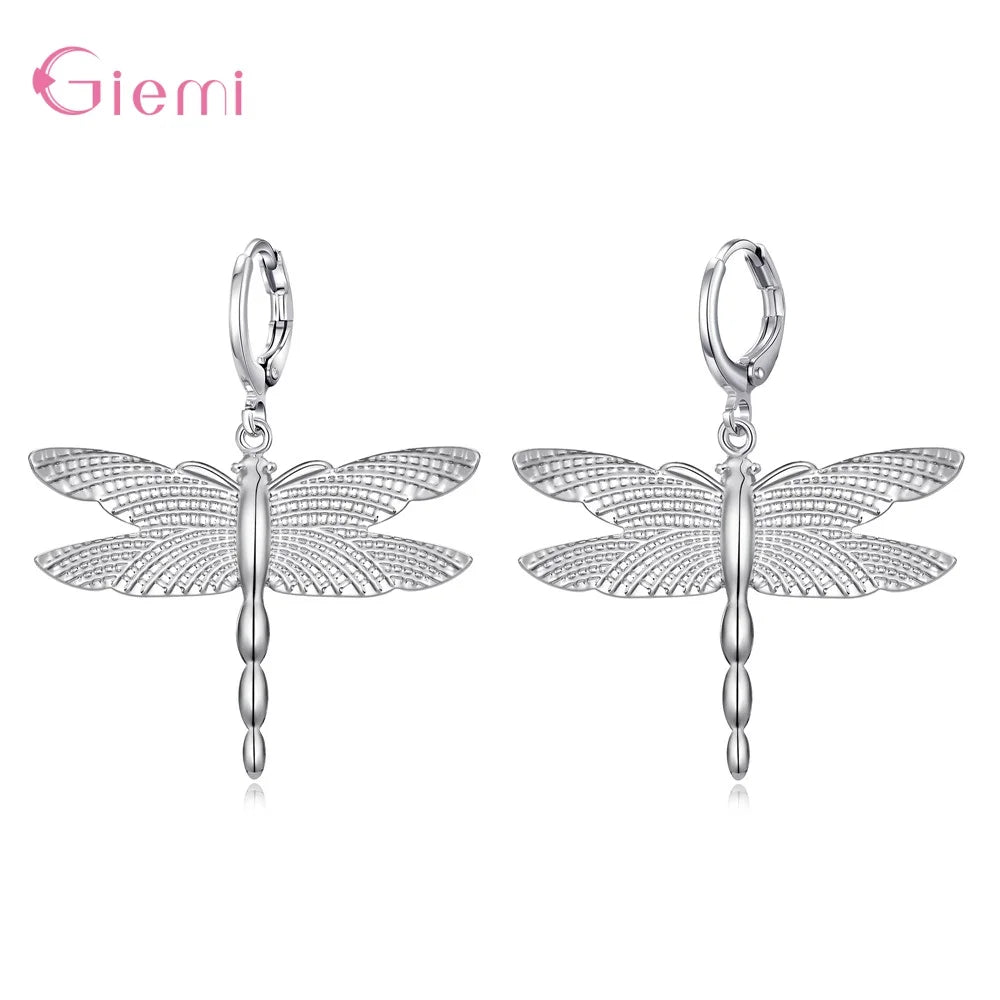 925 Sterling Silver Retro Crystal Wedding Drop Earrings For Women Girls Trend Fashion Jewelry Wholesale