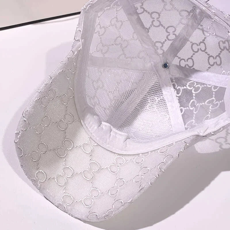 Summer Lace Mesh Baseball Cap – Breathable Cotton, Sun Protection & Giving Effortless Outdoor It-Girl Energy ☀️🌸