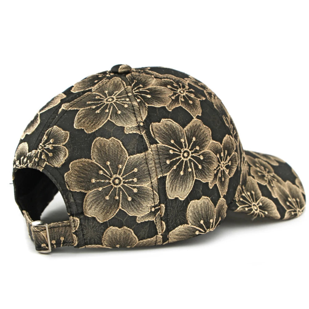 Luxury Ethnic Style Flower Cap