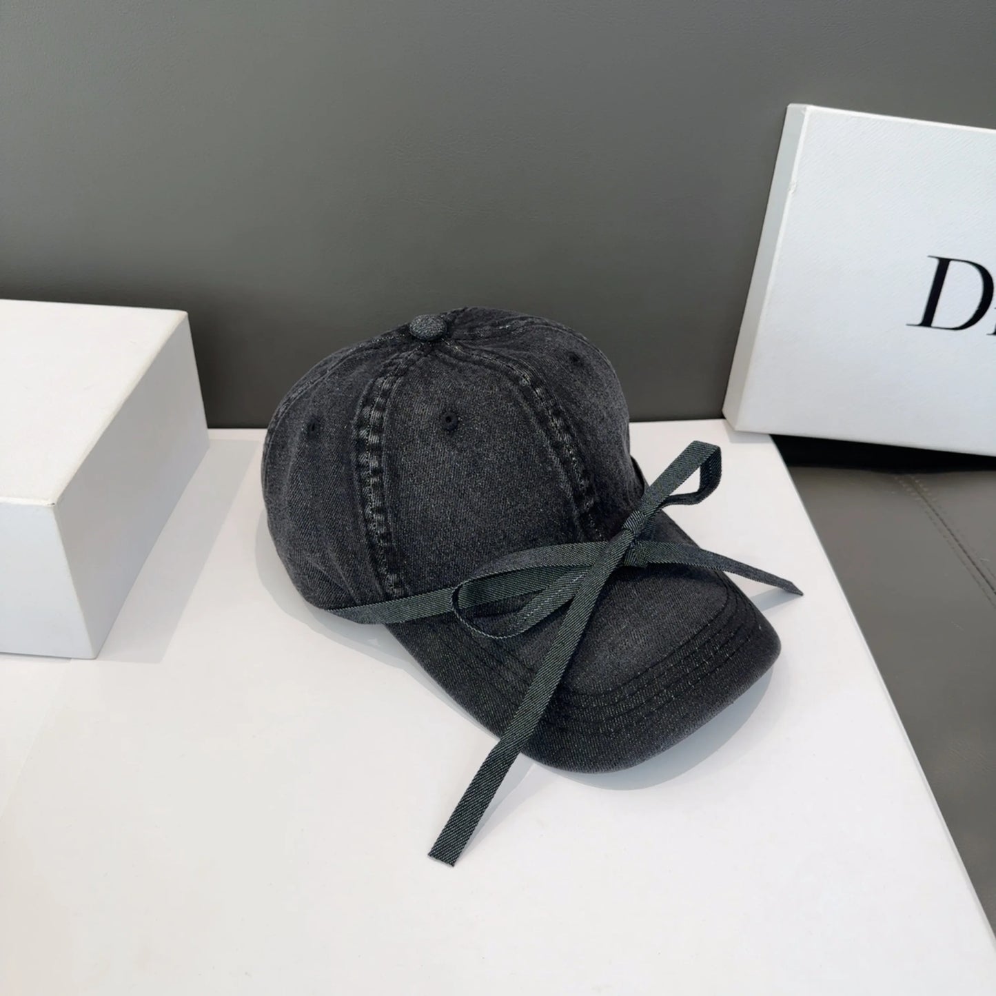 Bow & Diamond Heart Denim Baseball Cap – Cute, Fierce & Totally That Girl 🎀🧢