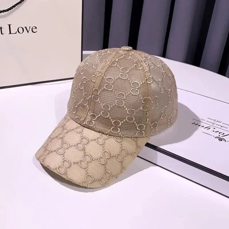Summer Lace Mesh Baseball Cap – Breathable Cotton, Sun Protection & Giving Effortless Outdoor It-Girl Energy ☀️🌸