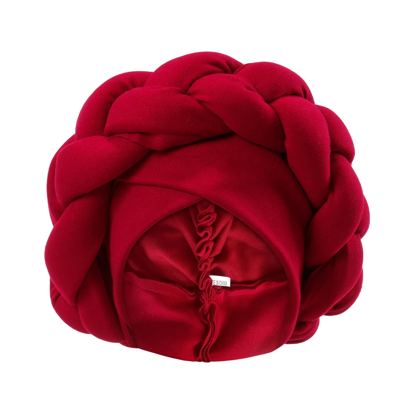 New Exaggerated Braids Turban Cap for Women African Wedding Party Headwear Hats Bonnets Headband Hat Hijab Cap