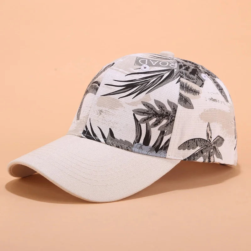 Floral Print Baseball Cap