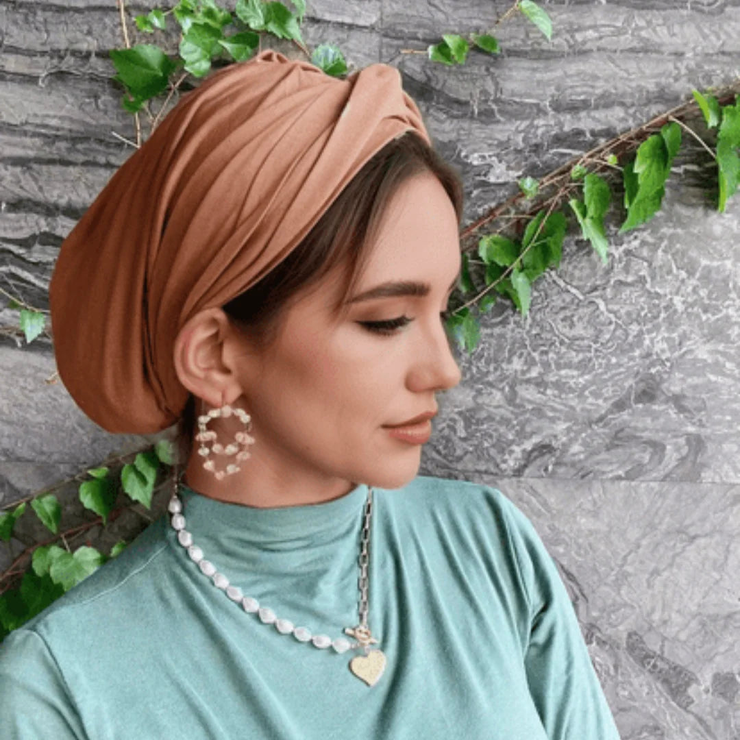 Soft Turban Head Wrap – Cozy, Chic & Made for Crown Queens 👑