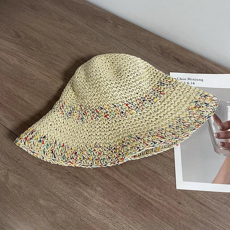 Straw Small Bucket Hat