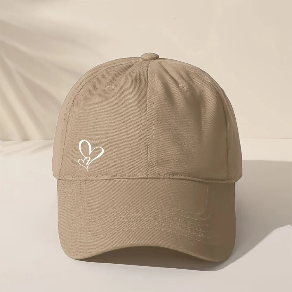 Love-themed Printed Baseball Cap
