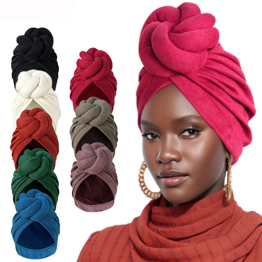 New Muslim Women 3D Flower Cross Turban Hat Sleep Hijab Elegant Party Head Cover Wrap Cancer Chemo Beanies Cap Hair Accessories