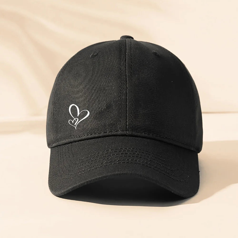 Love-themed Printed Baseball Cap