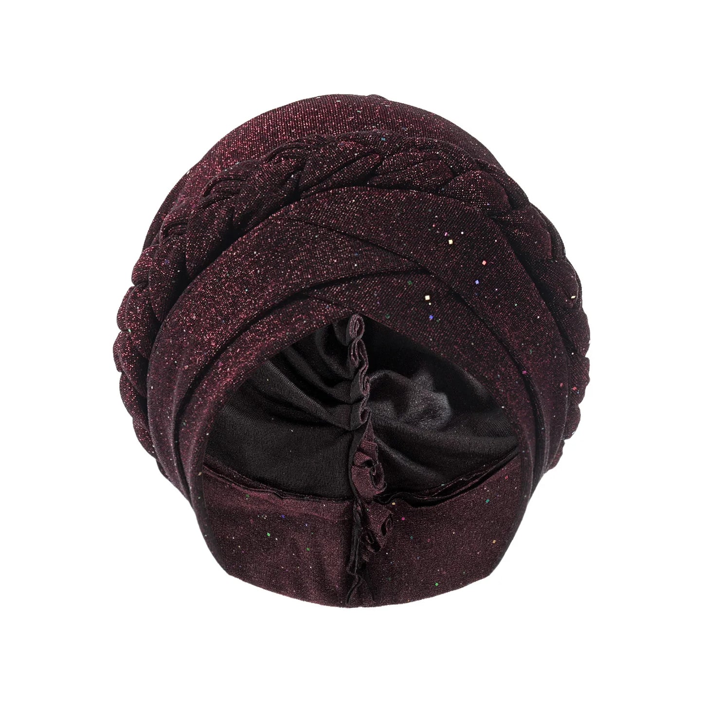 Latest African Auto Geles Headtie Already Made Headties Shinning Turban Cap for Women Ready Nigerian Hijab Braid Head Wraps