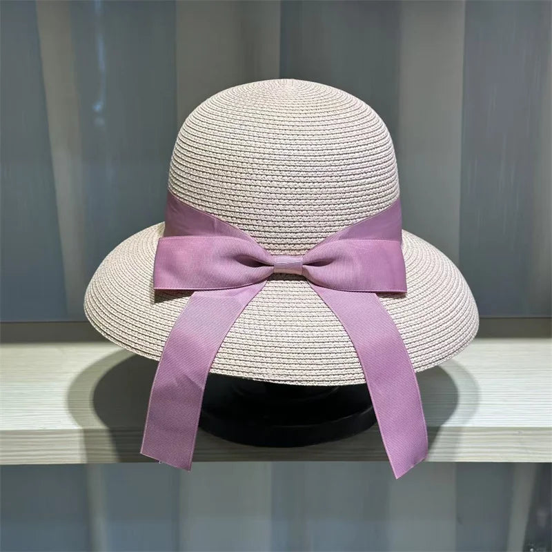 Bow Ribbon Cover Hat