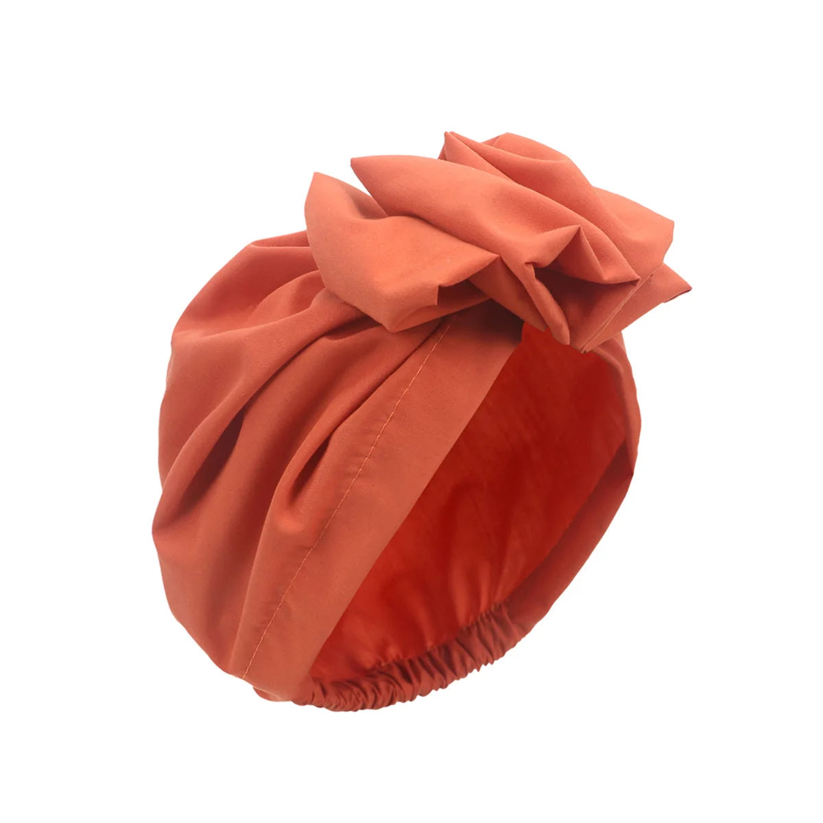 Elegant Retro Turban for Women Headscarf Cap Soild Color Ladies Beanies Caps