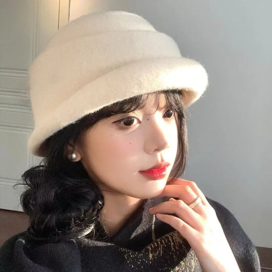Woolen Rolled Edge Cap