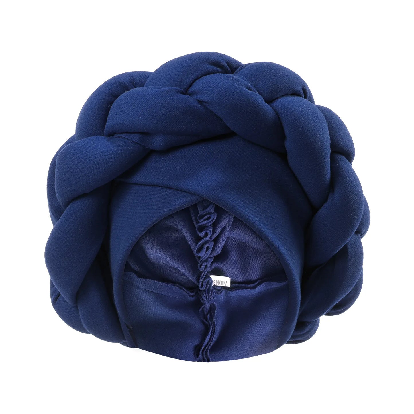 New Exaggerated Braids Turban Cap for Women African Wedding Party Headwear Hats Bonnets Headband Hat Hijab Cap