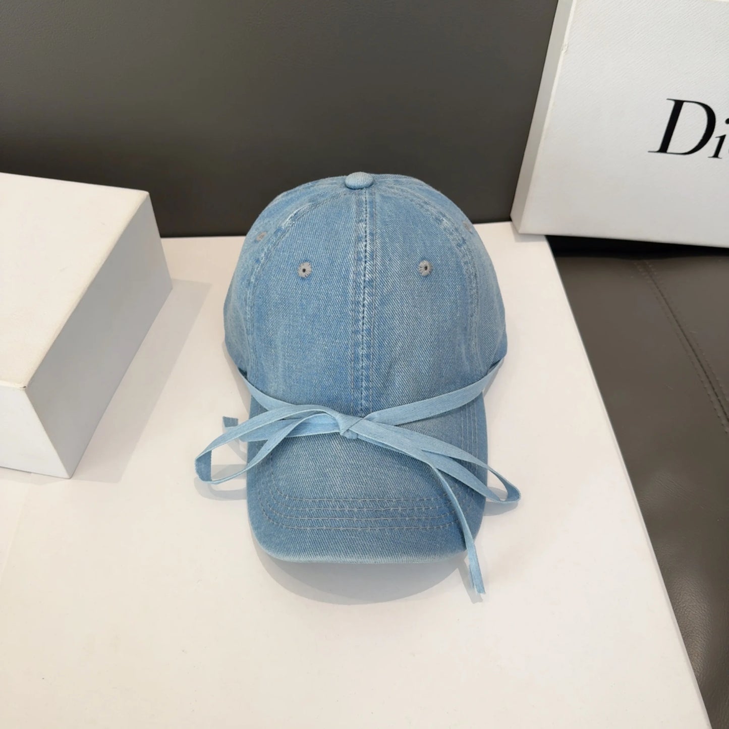 Bow & Diamond Heart Denim Baseball Cap – Cute, Fierce & Totally That Girl 🎀🧢