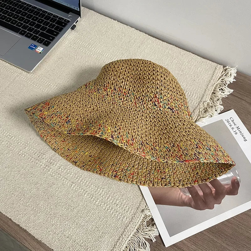 Straw Small Bucket Hat