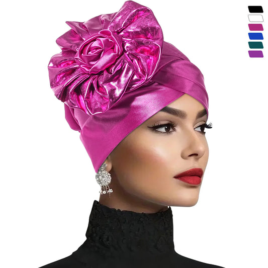 Already Made African Headtie Women's Turban Cap Lady Head Wraps Party Headwear Auto Gele Nigeria Wedding Geles