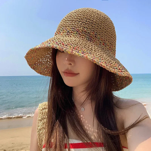 Straw Small Bucket Hat