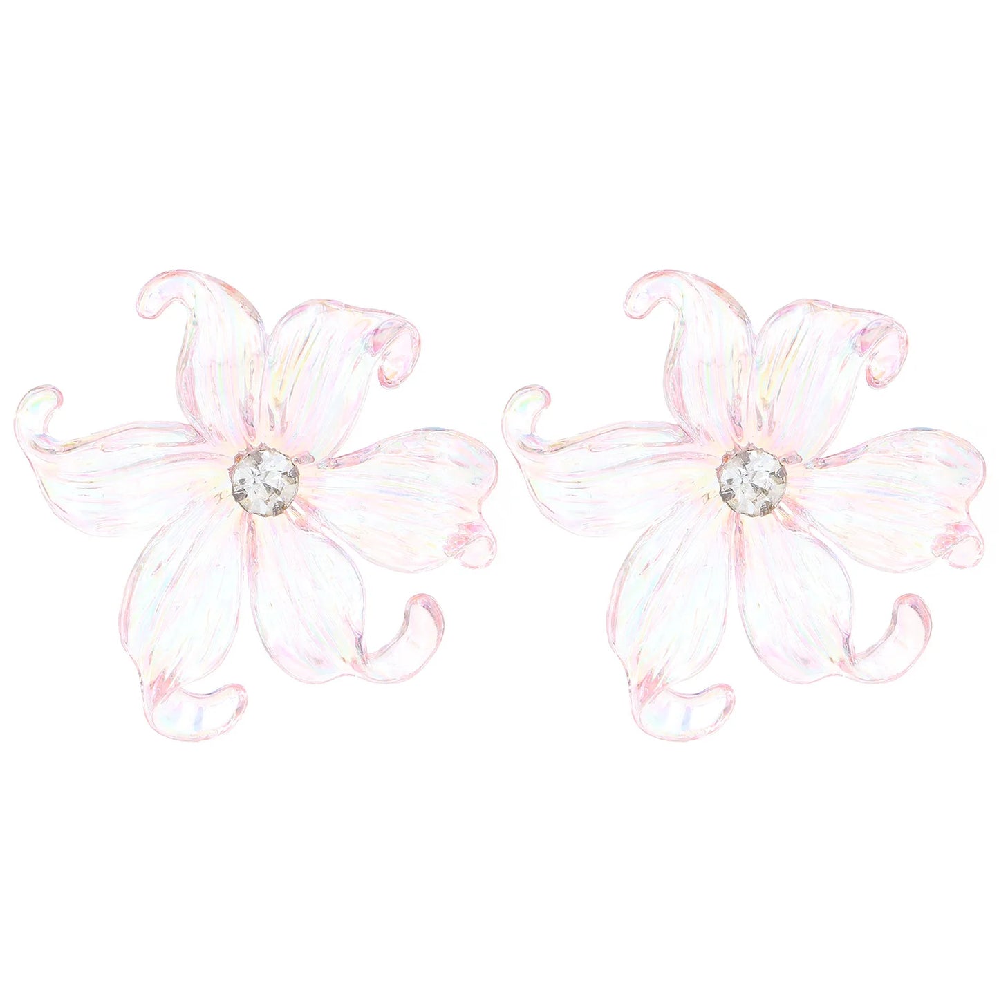 Retro Peacock Flower Stud Earrings Women's Fashion Trend Accessories Exquisite Earrings with Luxurious Sophistication