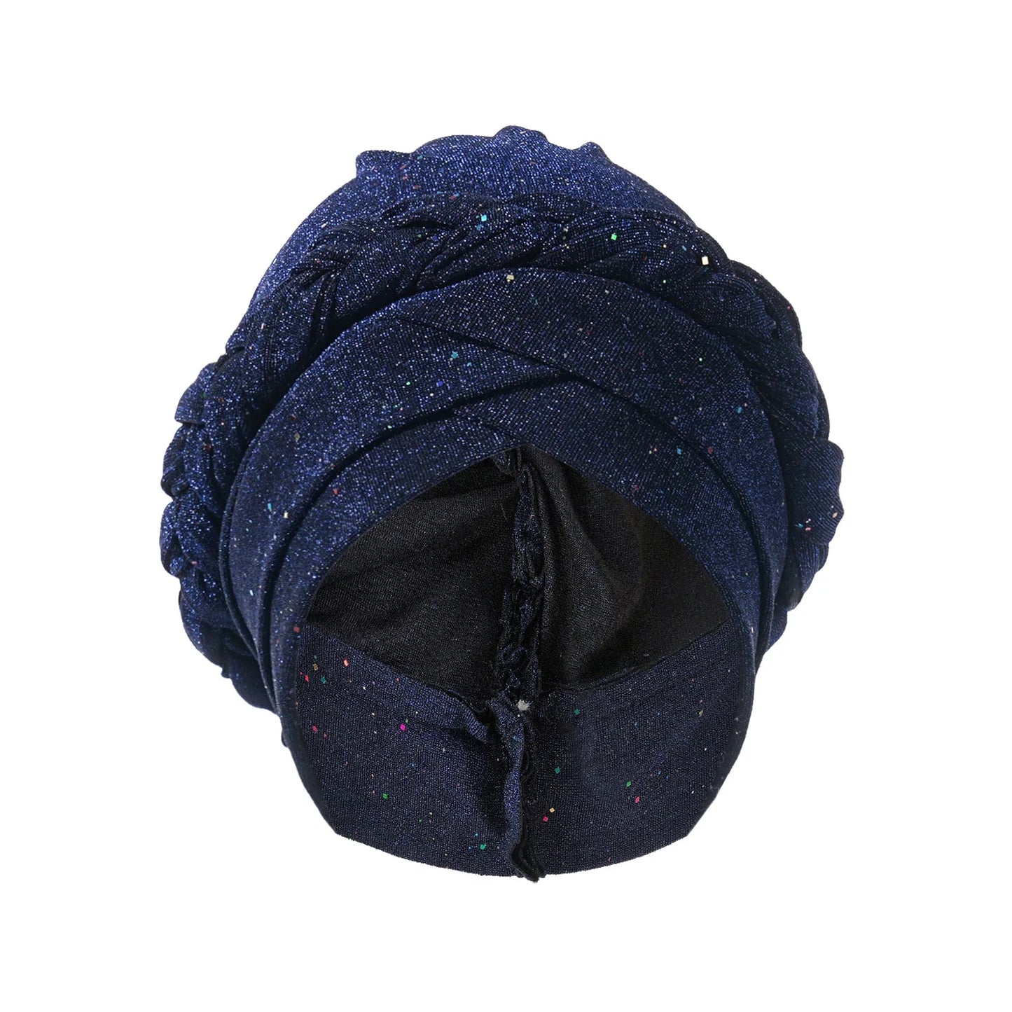 Latest African Auto Geles Headtie Already Made Headties Shinning Turban Cap for Women Ready Nigerian Hijab Braid Head Wraps