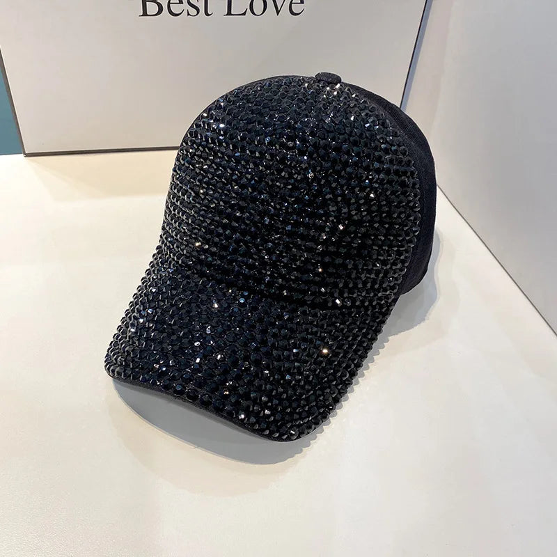 Rhinestone Hip Hop Cap