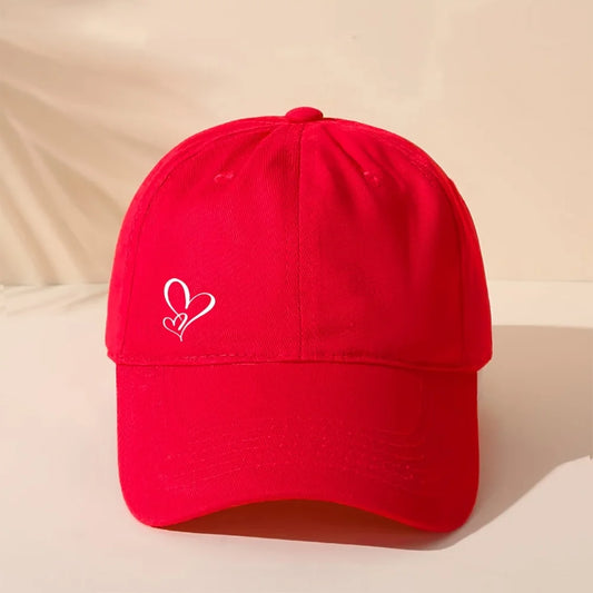 Love-themed Printed Baseball Cap