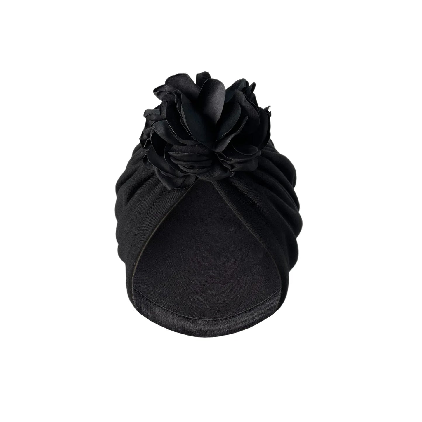 Women Turban Hat Bonnet Indian Cap Head Wrap Big Flower Elastic Hair Bands Hat Beanie Ladies Girls Hair Accessories