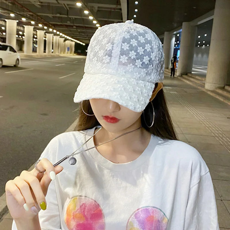 Versatile Floral Baseball Cap