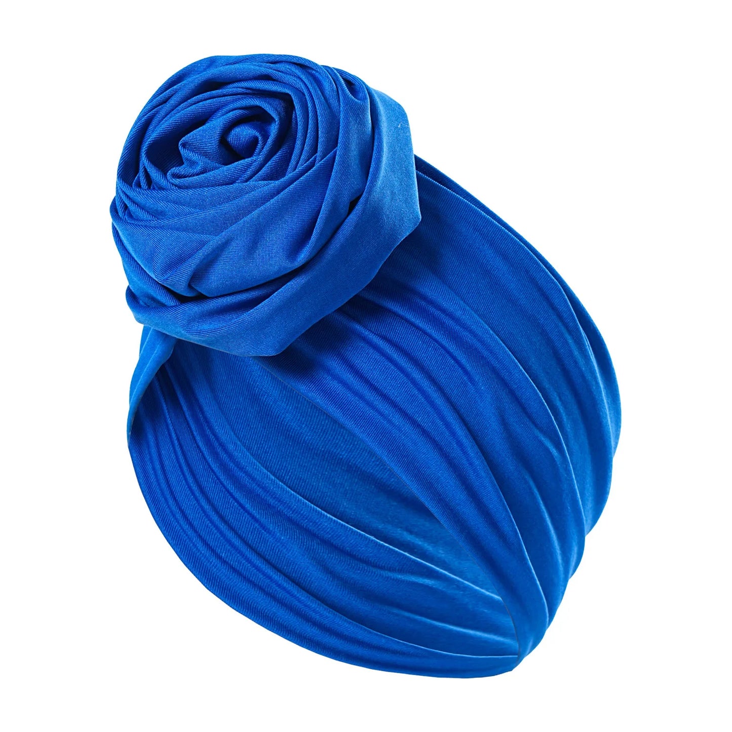 Big Rose Flower Turban Wrap — Boho Elastic Headband for Every Season