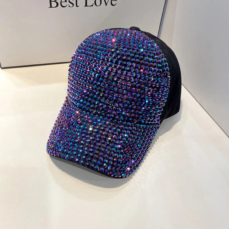 Rhinestone Hip Hop Cap