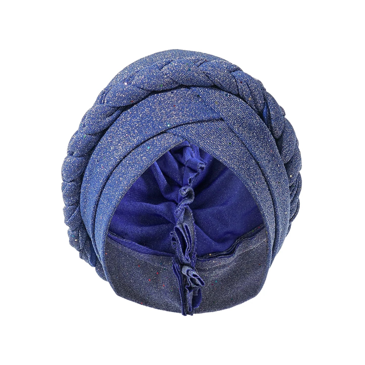 Latest African Auto Geles Headtie Already Made Headties Shinning Turban Cap for Women Ready Nigerian Hijab Braid Head Wraps