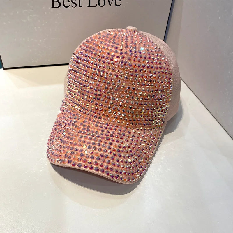 Rhinestone Hip Hop Cap