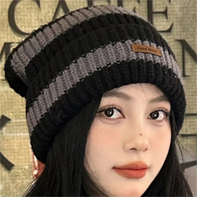 Casual Knitted Bonnet Beanies