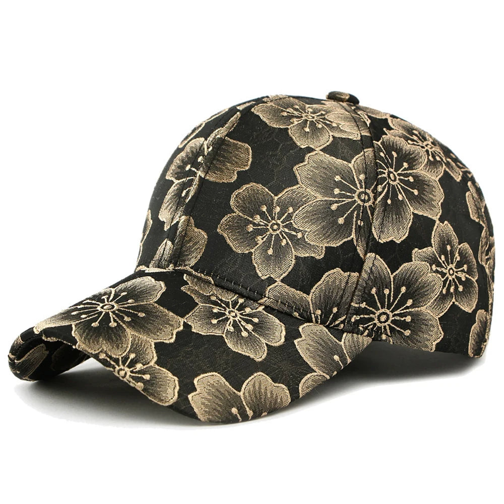 Luxury Ethnic Style Flower Cap