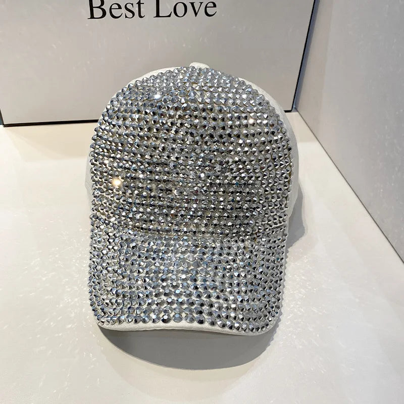 Rhinestone Hip Hop Cap