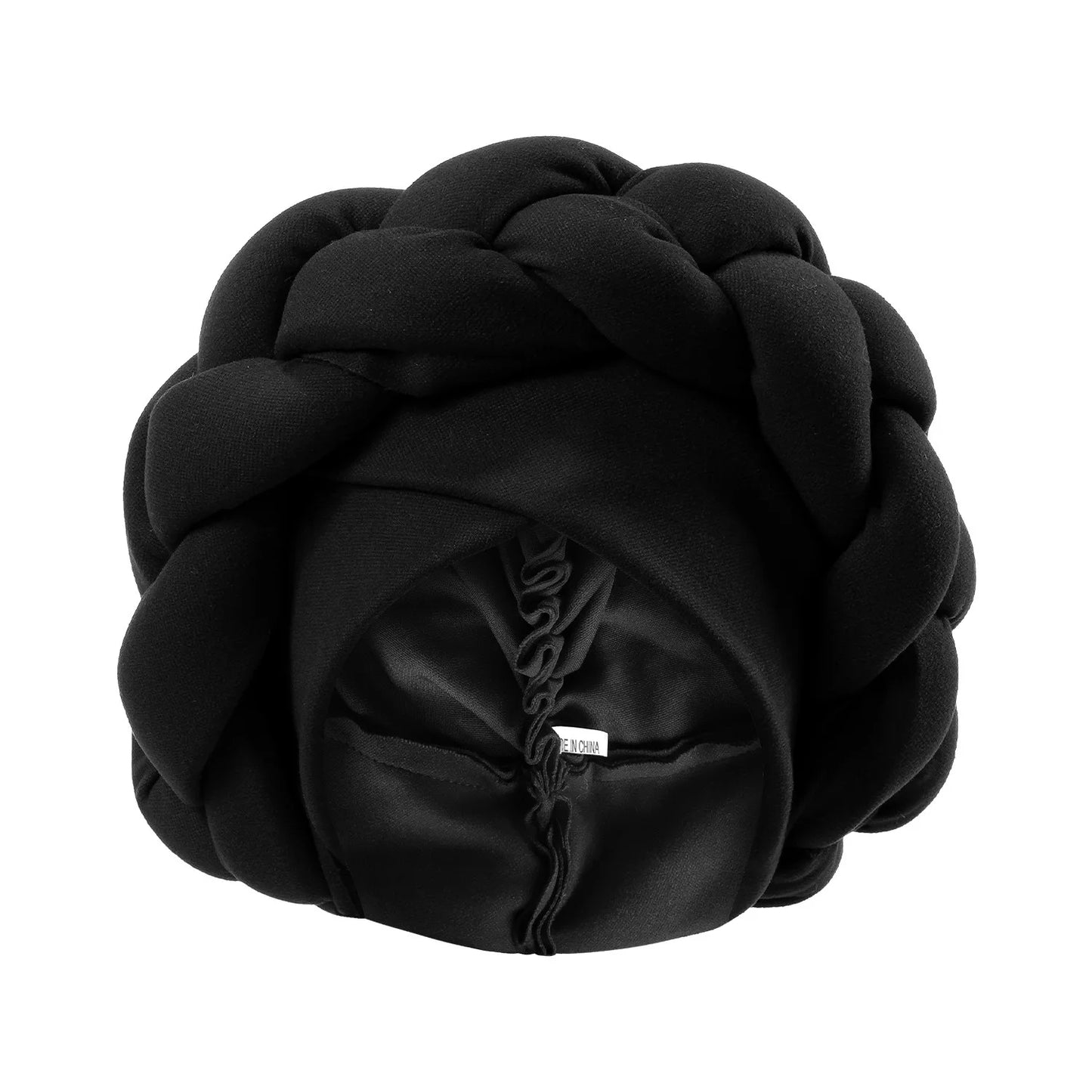 New Exaggerated Braids Turban Cap for Women African Wedding Party Headwear Hats Bonnets Headband Hat Hijab Cap
