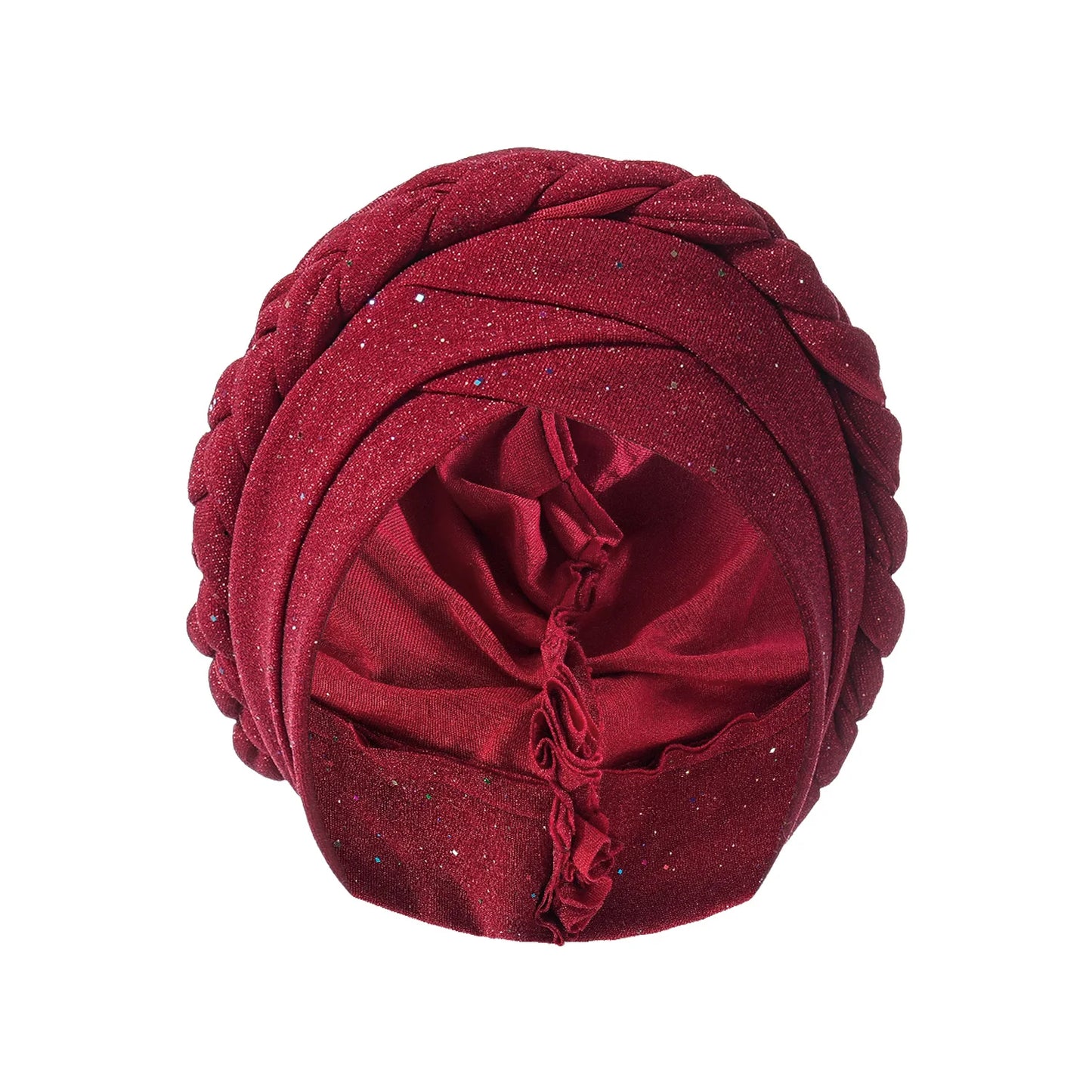 Latest African Auto Geles Headtie Already Made Headties Shinning Turban Cap for Women Ready Nigerian Hijab Braid Head Wraps