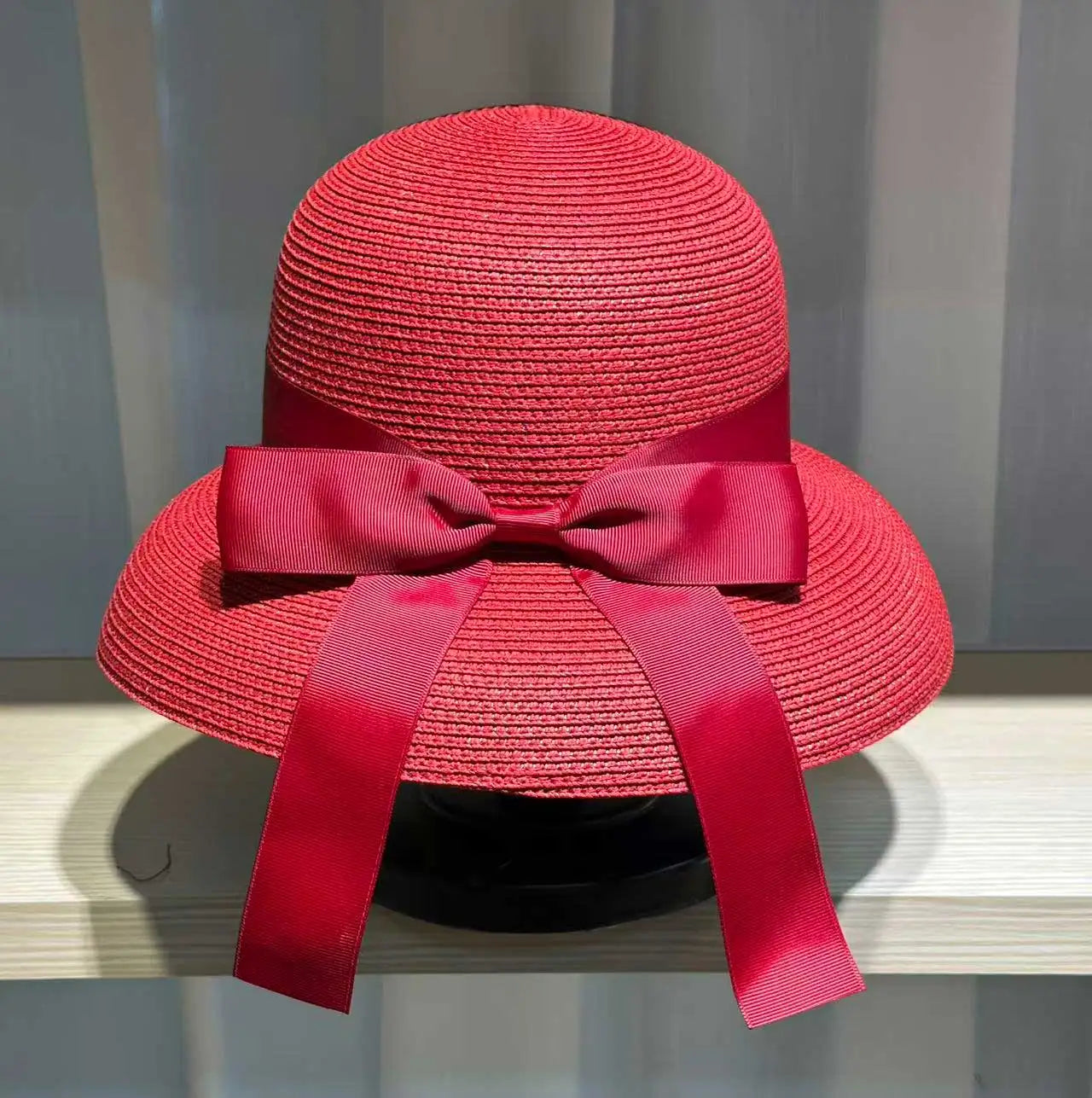 Bow Ribbon Cover Hat