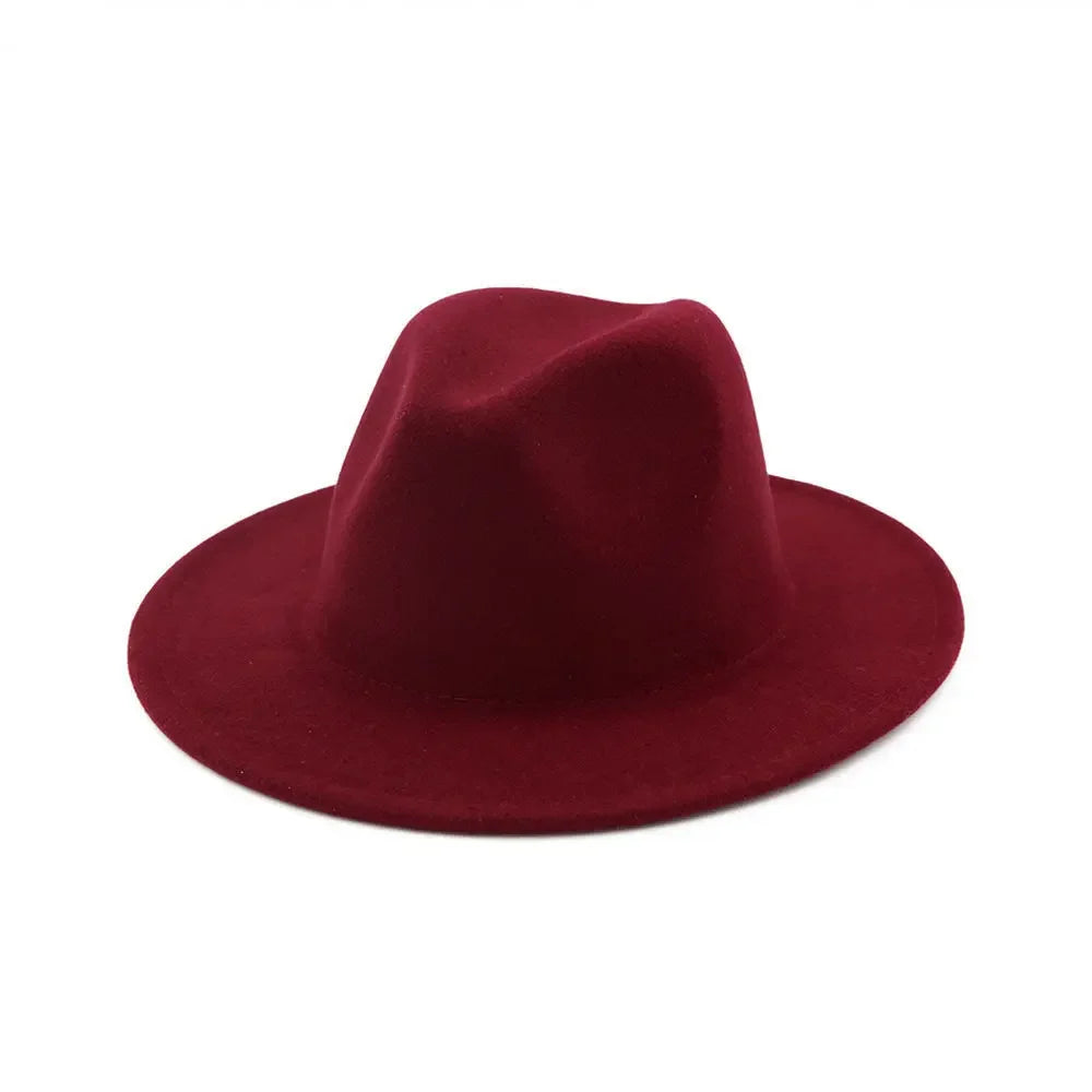 Hat Women Hat Luxury Hats for Women Fashion Formal Wedding Decorate Camel Panama Cap Jazz Flat Brim Top Fedora Hat Gorras