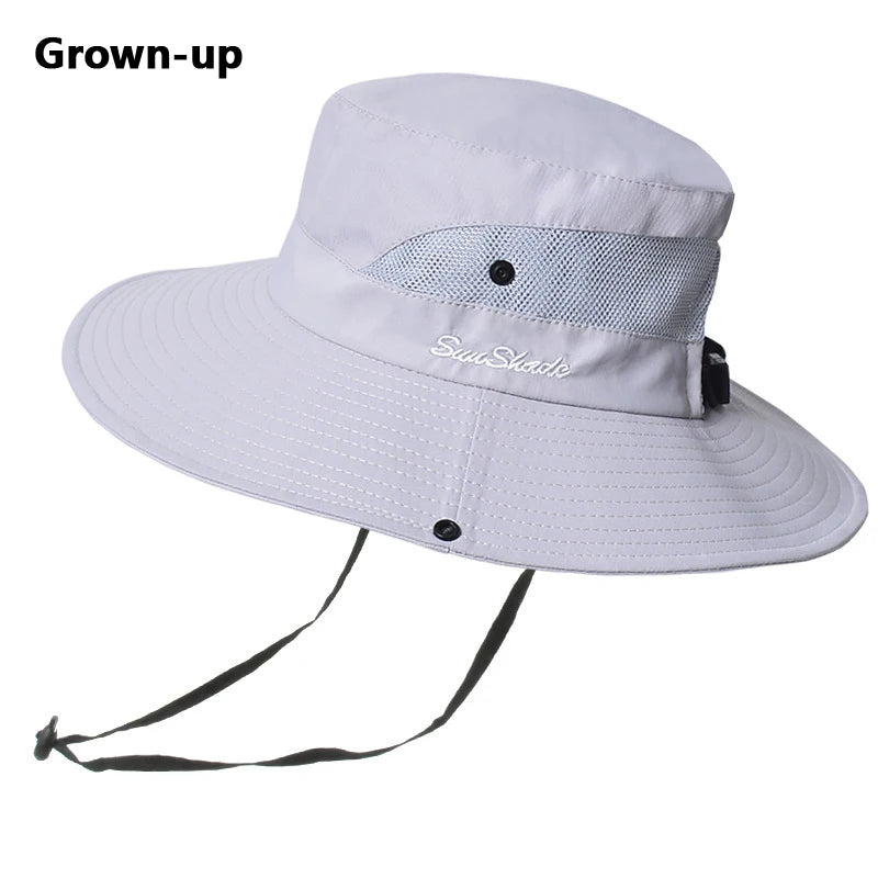 Summer outdoor sun hat, breathable sun hat, foldable sun hat, face mask hat, female ponytail hole fisherman hat