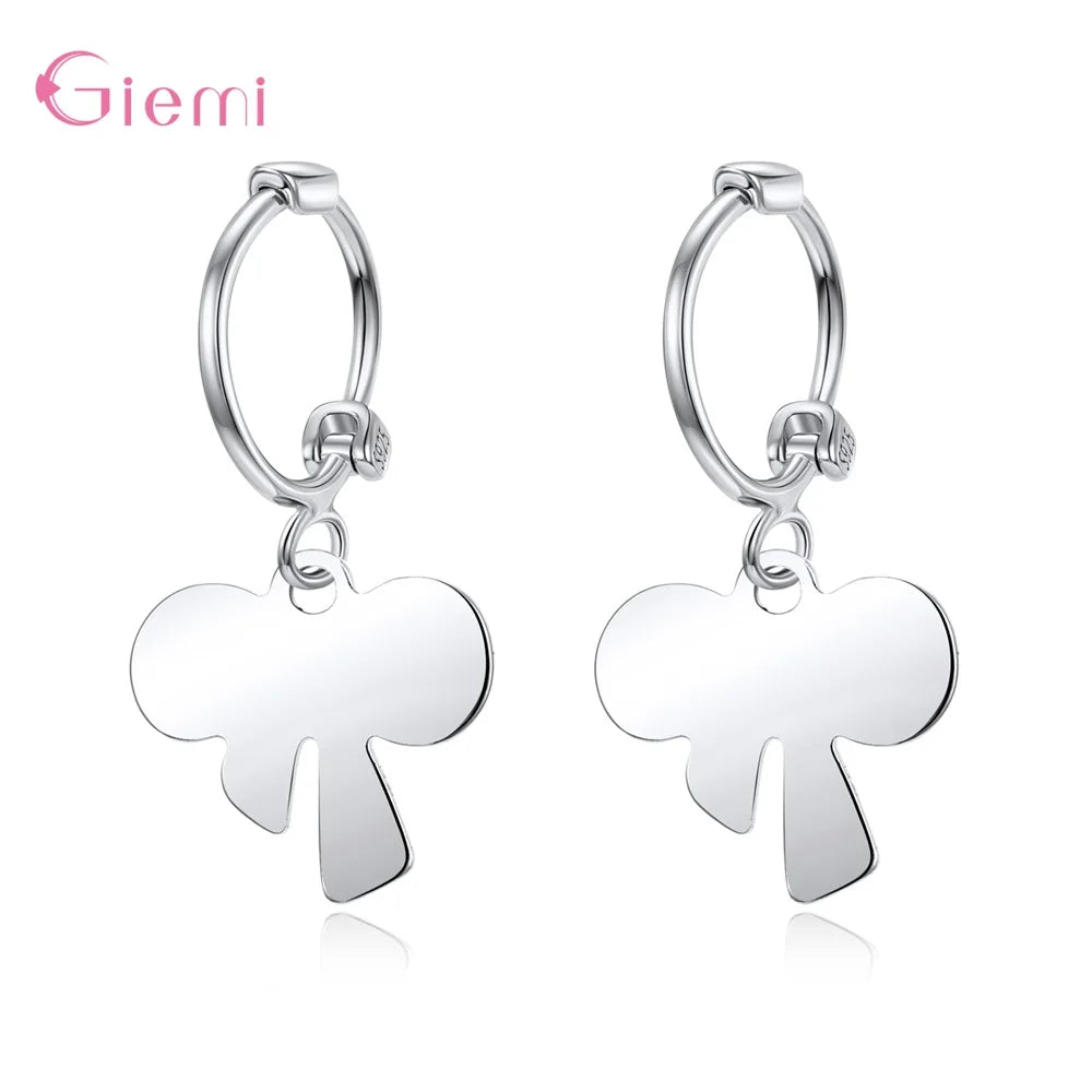 925 Sterling Silver Retro Crystal Wedding Drop Earrings For Women Girls Trend Fashion Jewelry Wholesale