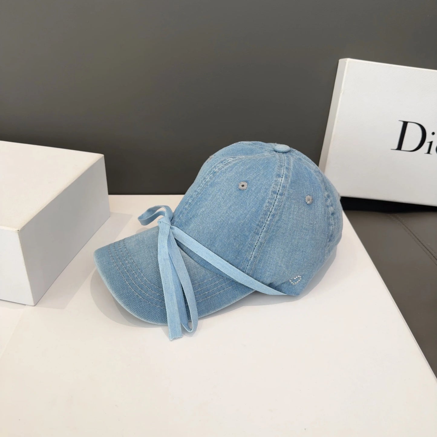 Bow & Diamond Heart Denim Baseball Cap – Cute, Fierce & Totally That Girl 🎀🧢