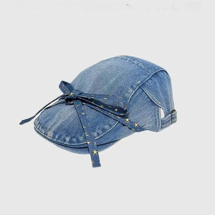 Bow & Diamond Heart Denim Baseball Cap – Cute, Fierce & Totally That Girl 🎀🧢