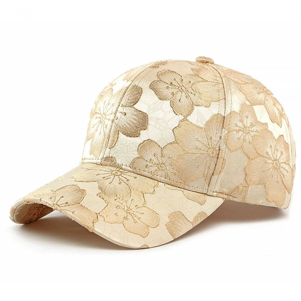 Luxury Ethnic Style Flower Cap