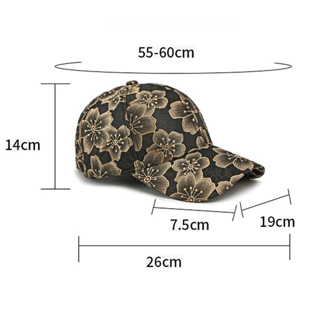 Luxury Ethnic Style Flower Cap
