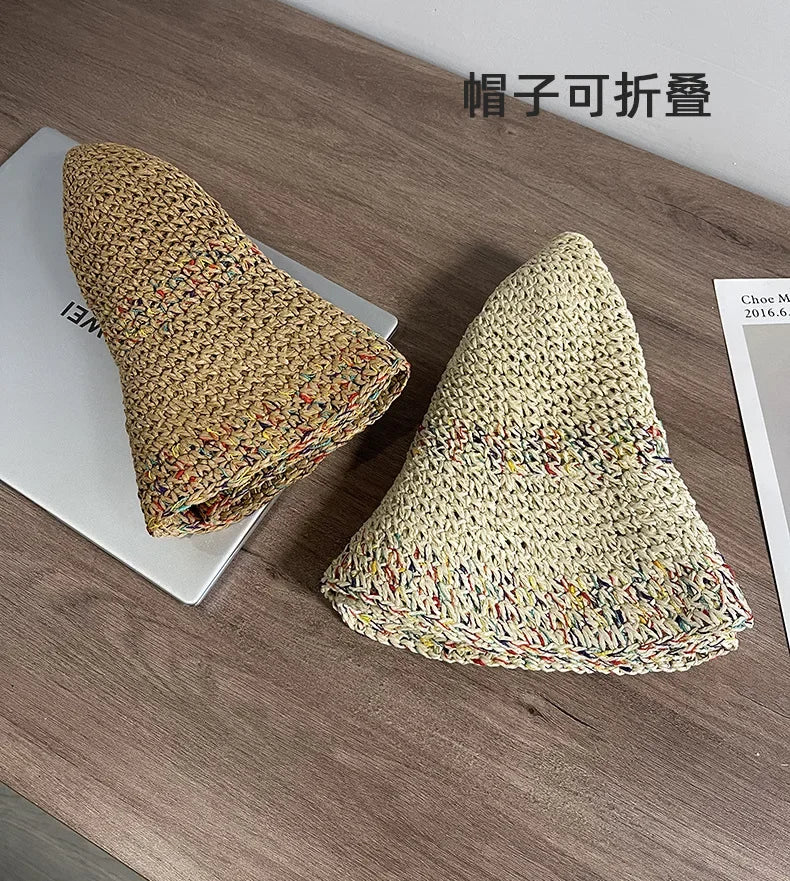 Straw Small Bucket Hat
