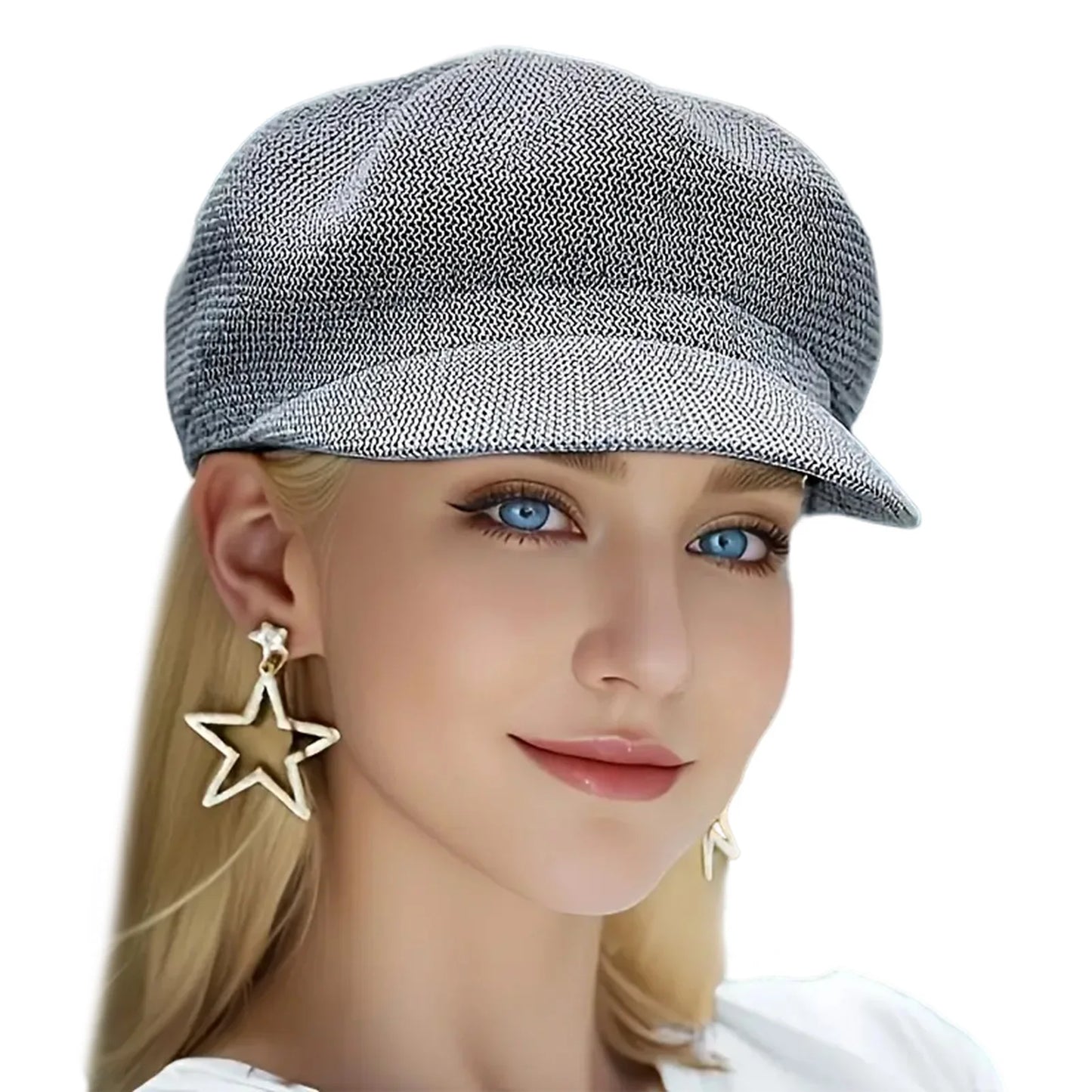 Women's Trendy Beret Hats Classic French Style Beret for Women Solid Color Soft Fabric Summer Sun Protection Beret for Outdoor